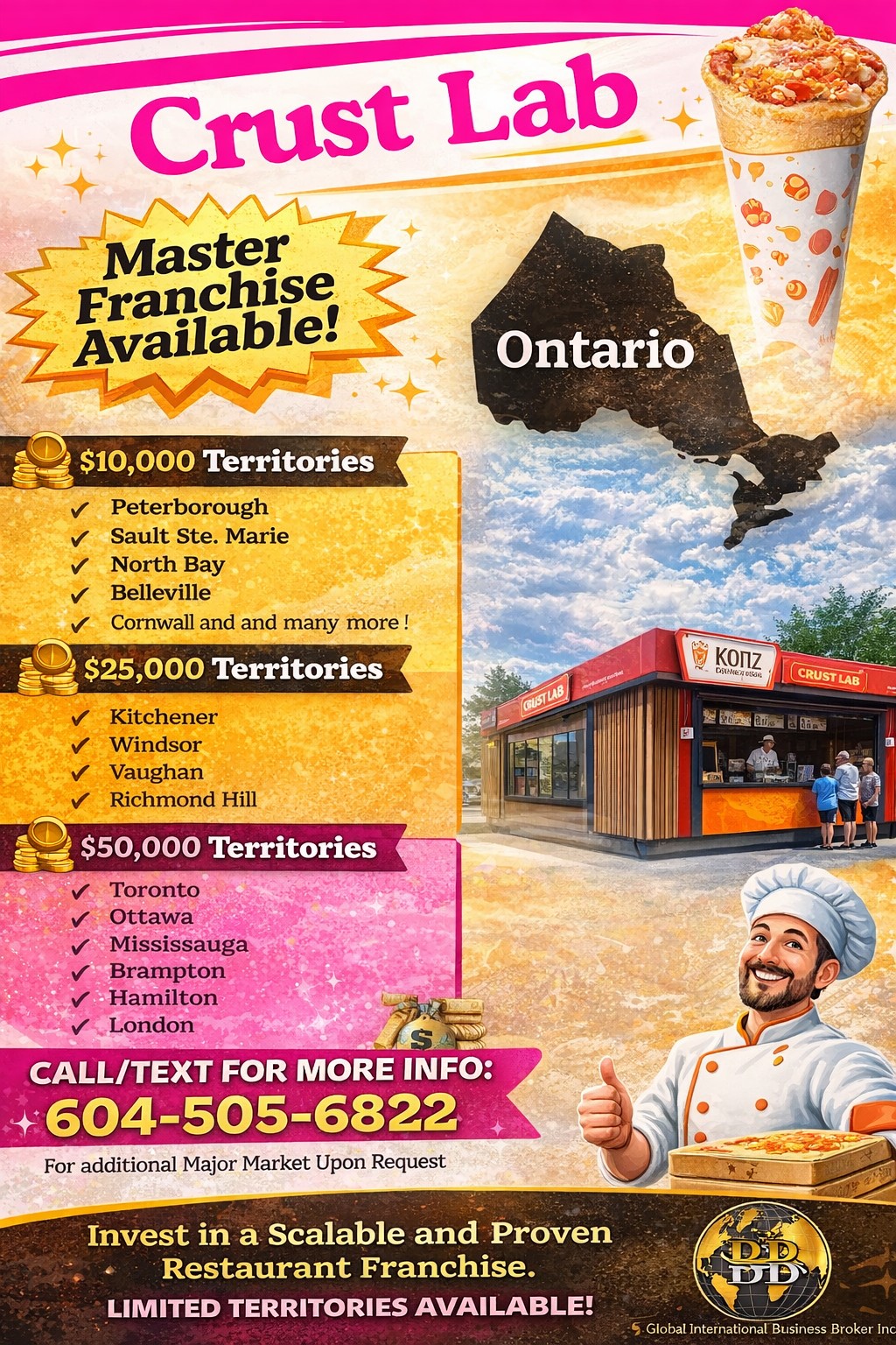 Master Franchise Opportunity – Crust Lab